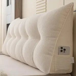 삼각 침대 등받이 쇼파용 긴쿠션 대형 침실 호텔식