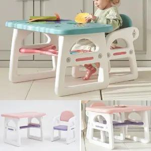 바른자세 공부습관 아기책상n의자 1인set 어린이집교구 가성비 놀이의자 유아테이블 조카선물