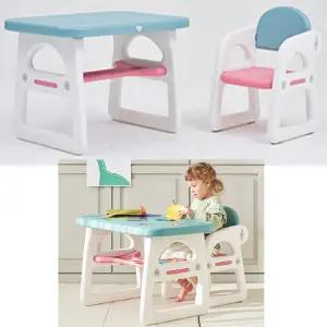 바른자세 앉기편한 집중력 유아책상 의자set 아기테이블 독서습관 유아의자 유아책상의자 유치원