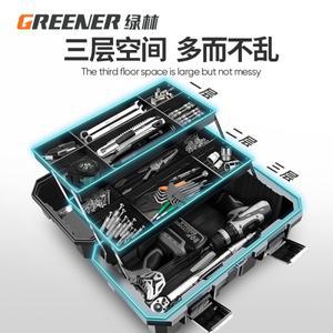 가정용 도구 상자 보관 케이스 손잡이가 있는 산업용 등급 다층 접이식 휴대용 자동차