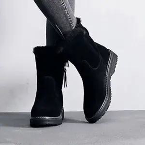 여성 털 부츠 2색 캐주얼 슈즈 겨울 신발 방한화 여성스니커즈 여성단화 vrg4+4TZd