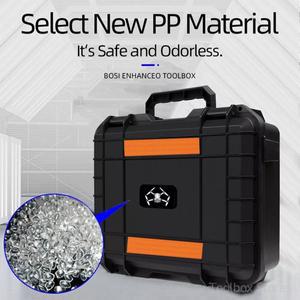 플라스틱 봉인 된 도구 상자 하드 방수 케이스 거품 보관 대형 휴대용 충격
