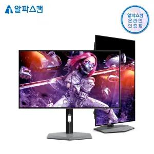 알파스캔 에이건 AGP327UZD 게이밍 4K UHD 듀얼모드 480Hz USB-C HDR 400 Ai 멀티스탠드 무결점 모니터
