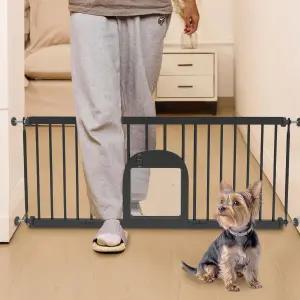작은 애완동물 문이 파스 도그 게이트 없음 6-42.7 조절 가능한 금속 쇼트 6.5 높이 3개의 연장 키트 압력