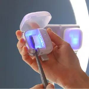 ( )UVC 칫솔살균기 휴대용 여행 무선 소독기 건조기 살균건조기 UVV21