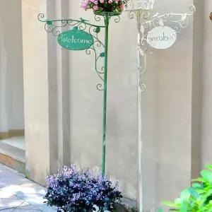 엔틱 화분 받침 화분받침대 걸이 보관함 선반 스탠드 원목 베란다