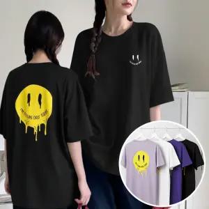 필링 BOX 여성 오버핏 반팔 티셔츠 (6컬러) 박스티 빅사이즈