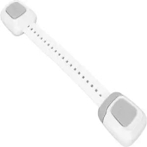 냉장고 세탁기용 안전 스트랩 잠금 이중 버튼 조절 가능 다기능 손 보호 내구성 플라스틱 캐비닛 서랍용