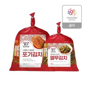 [종가집]종가 포기김치 4kg+열무900g