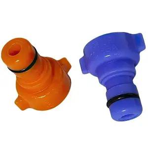 세탁기 호스연결 커넥터 수도 호수연결 링 컬러 2P 부품 연결탭 캡