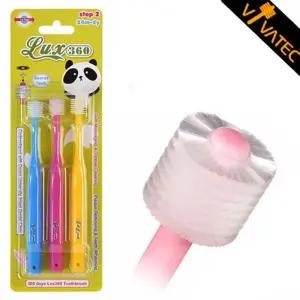 [ 럭스 360도 어린이칫솔 2단계 24개월-5살