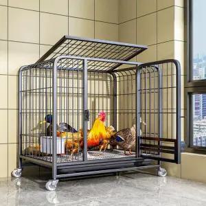 닭장 이동식 소형 철제 양계장 만들기 야외 조립식 철망 새장 사육장