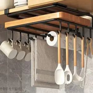 (Type A)걸이식 선반랙 주방 싱크대 수납공간 정리대