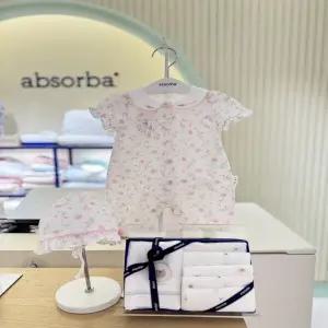 (압소바) 26SS로지반소우주복(모자)(핑크)쁘링손수건 세트 G1A1310606