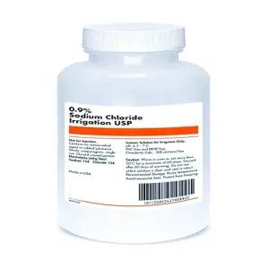 멸균 식염수 0.9 - USP 등급 다회용 세척 피어싱 및 타투 애프터케어 미국산 4팩(4x100mL)