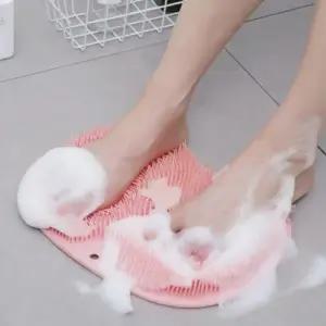 발바닥 각질 세척 풋브러쉬 욕실 미끄럼 방지 패드 세트