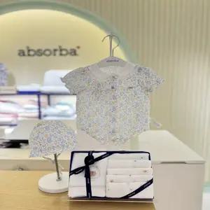 (압소바) 26SS클로반소바디슈트(모자)(블루)쁘링손수건 세트 G2A1310624