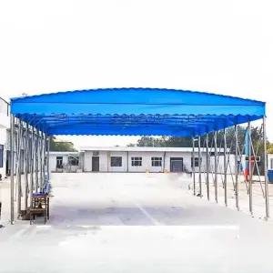 이동식 천막 텐트 바퀴부착 접이식 주차장 창고 야외