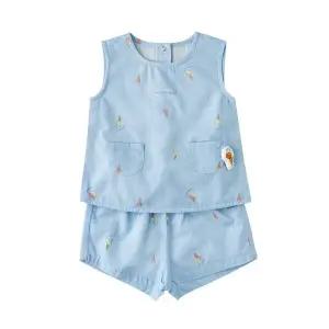 [M밍크뮤D] 26SS (BL)젤라또상하세트 민소매 상하복 3631261003 출산준비물/신생아선물/배내수트/배내저고