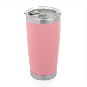 콜드원 밀폐뚜껑 텀블러 550ML 핑크 보온보냉 스텐 핑크텀블러 물통