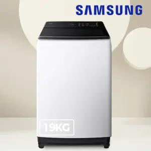 삼성 그랑데 통돌이 세탁기 19KG 통버블 화이트 WA80F19E8W 설치포함 원룸 오피스텔 무료설치