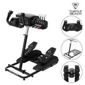 터틀비치 비행 조이스틱 컨트롤 페달 스탠드 플라이트 세트