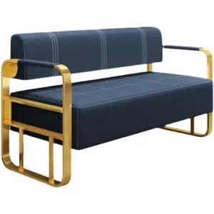 2인용 쇼파 카페 업소용 인용 소파 철제 블랙 휴게소