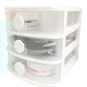 반투명 서랍장 4단 서랍 프리티 그레