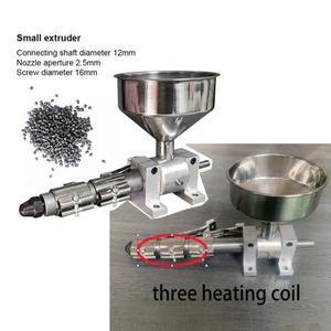 PP PE 3D 인쇄 라인을 위한 작은 데스크탑 단일 나사 플라스틱 압출기 기계 실험실 미니 사출 성형 220V