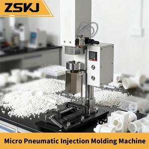 220V 수직 공압 플라스틱 압출기 사출 성형기 (실험실용 3D 프린팅 PE PP ABS PC PVC)