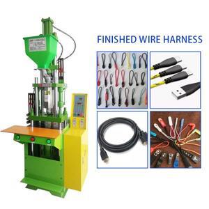 USB 수직 사출 성형기 PP PC ABS PET 헤드폰 이어폰 와이어 커넥터 제작 기계