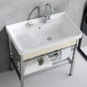 세탁실씽크대 손빨래 싱크대 이동식 미니애벌빨래 빨래판 세탁 사무실