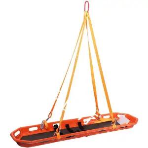 롤링 들것 소프트 경량 배낭 이송 주황색 가죽 포함