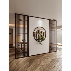 신중식 원목병풍 칸막이 거실 현관 인테리어 사무실 식당 호텔 배경 그릴