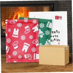 겨울 야외 활동 손 발 몸 온열 보온 휴대 간편 일회용 발열 팩 차량 등산 낚시