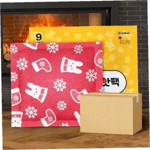 주머니 휴대 소형 발열 보온팩 겨울 야외활동 손 온열 간편 부착 일회용 찜질 용품