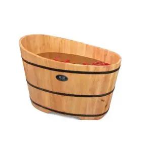 나무욕조 미니 반신욕기 가정용 히노끼 원목 목욕