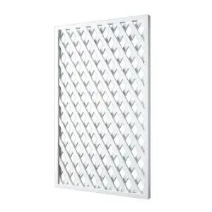 파티션 정원 펜스 울타리 장식 부식 나무 꽃장식 흰색