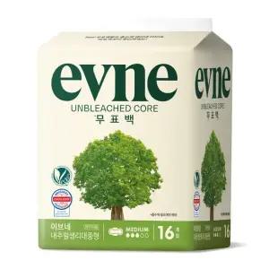 [이브네][4팩] 내추럴 무표백 생리대 3종 택 1 생리대 오버나이트)