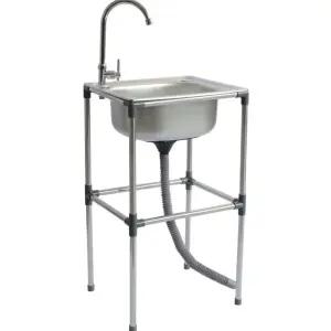 픽유아 11번가 스테인리스 농막 컨테이너 펜션 야외 캠핑장 개수대 간이 미