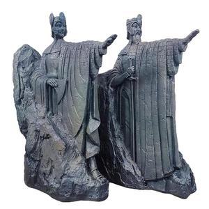 반지의 제왕 북엔드, 레진 장식 책장, 가정 사무실 책 끝 도서관 선물 칸막이 미끄럼 공부용 24.8CM(9.8인치) 방지