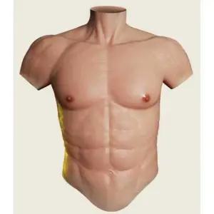 몸짱 인조 복근 패드 남성 남자 실리콘 몸통 코스튬