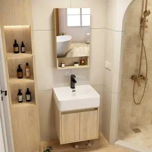 욕실하부장 수납형 세면기 A형 사진참고 캐비닛 카페 세면대 50x42cm 건식 +세