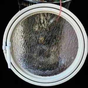 창문 라운드 360도 회전 창호 카페 팬션 윈도우 60cm