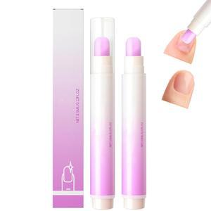 업그레이드 3-IN-1 네일 케어 펜 2개, 세라믹 손톱 큐티클 펜, 팁이 및 강화용 보습 리무버 위한 건조 있는 손상, 걸이를 푸셔