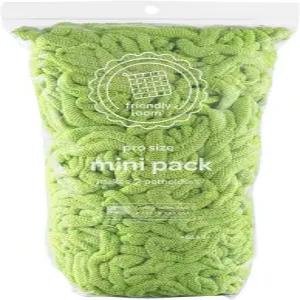 해리스빌 친근한 직조기 디자인 10인치 프로 사이즈 라임 포트홀더 직조 루프 크래프트 2 코튼