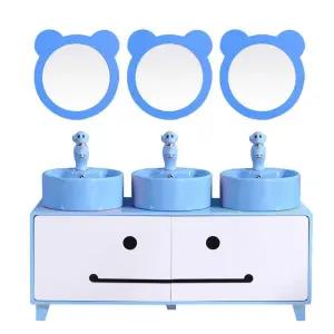 유치원 하부장 화장실 세면기 탑볼 어린이집 건식세면대