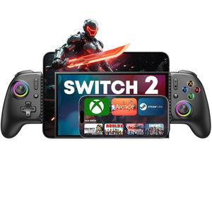 iPhone, iPad Mini, Android용 Gamtoure 무선 전화 컨트롤러 - 닌텐도 스위치 2 /Switch /Lite /OLED용 블루투스 게임