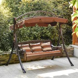3인 스윙체어 야외 흔들의자 곤돌라 파나마더블 그네의자