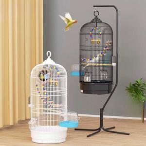 배변판 화이트 사육장 날림장 실내 스탠딩 용품 앵무새 케 새장 대형 조류 집 투명 앵무새장